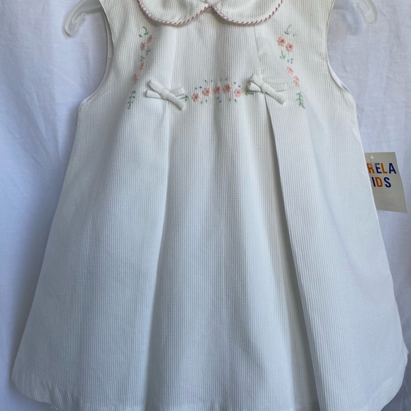 Karela Kids Other - Elegant White Kids Casual Dress